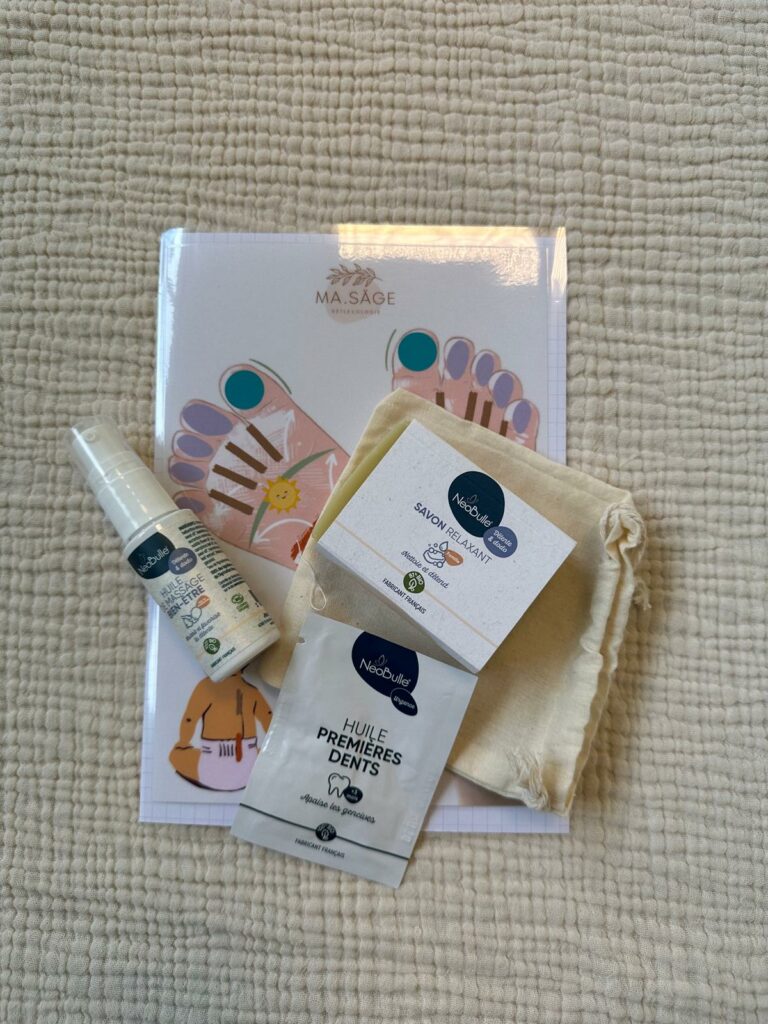 kit après atelier de reflexologie